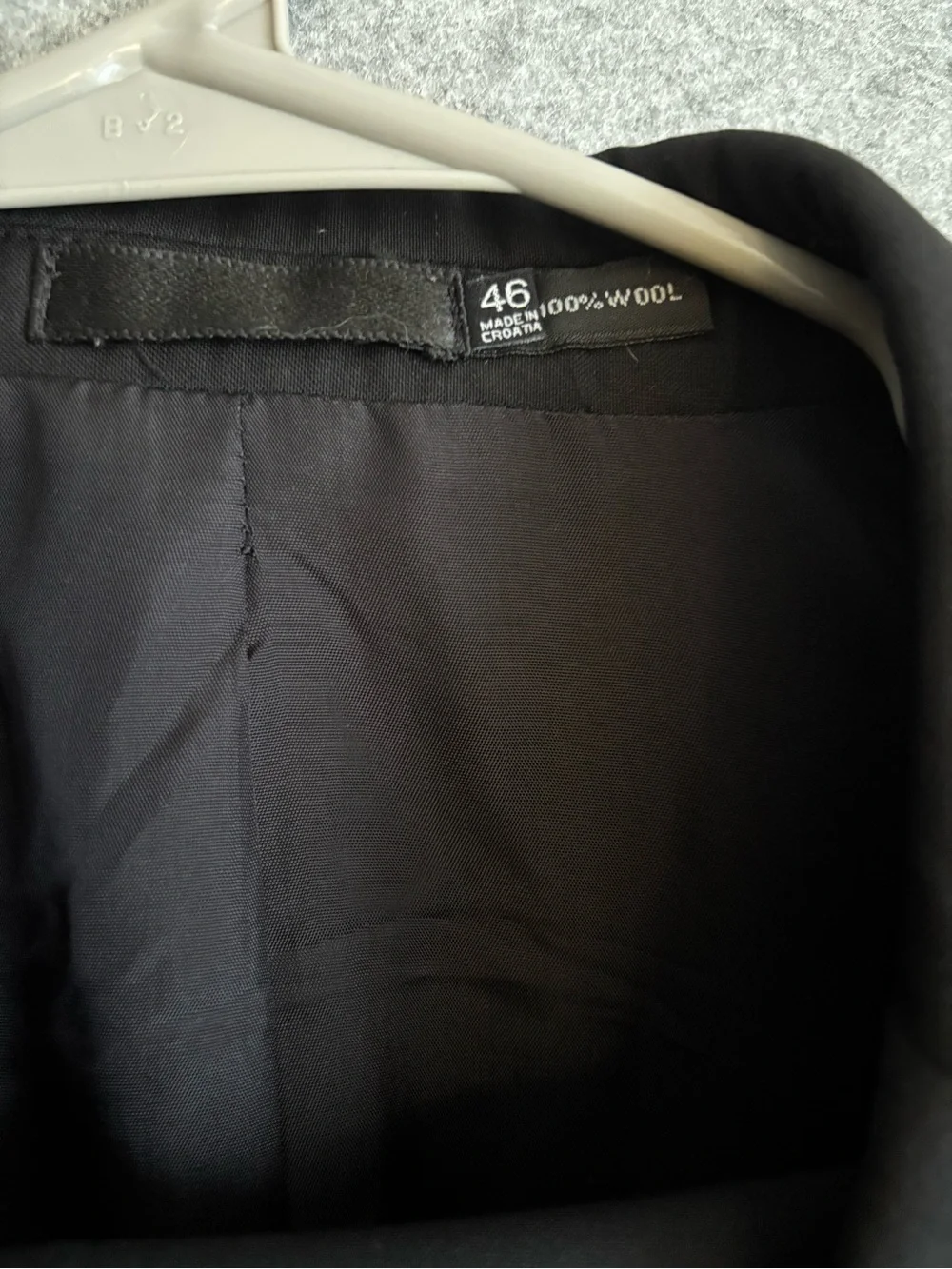 Men's Black paired suit separates, jacket and pants